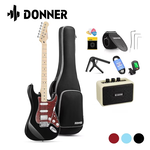 DONNER DST-152 電吉他 套餐組黑色【敦煌樂器】, , large