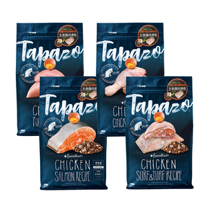 【TAPAZO 特百滋】凍乾雙饗宴 2磅 成幼貓/熟齡貓/成貓 低敏配方貓飼料 貓乾糧 凍乾飼料(貓糧/無穀)