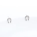 【Angel & Me】Lucky Horseshoe s925 sterling silver earrings Birthday gift, , large
