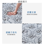 【KIKY】慕尼黑銀離子乳膠彈簧床墊, , large