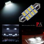 【PA LED】雙尖 36MM 高亮度 8晶 5630 SMD LED 室內燈 閱讀燈 化妝燈 牌照燈 行李箱燈, , large