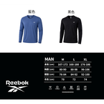 REEBOK輕量圓領保暖衣, , large