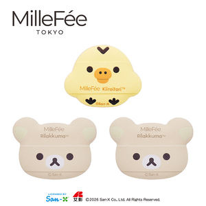 [千康嚴選]MilleF&eacute;e 手指粉撲3人-拉拉熊.小黃雞