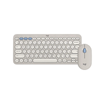 【 Logitech 羅技 】Pebble 2 Combo 迷霧灰 無線 藍牙 鍵盤滑鼠組, , large