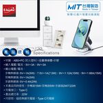 E-BOOKS B98 3-in-1 folding wireless charger magnetic counterpoint fast charging supports simultaneous charging of mobile phones, headphones, and watches, , large