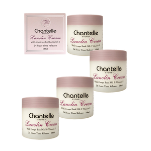Chantell 綿羊霜含葡萄籽油及維他命E (4入組 120ml/罐)