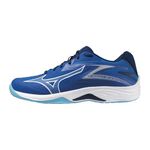 Mizuno Lightning Star Z7 Jr 大童 排球鞋 室內運動 透氣 緩震 藍 [V1GD230301], , large