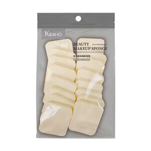 kesho磚磚方形粉撲12入PC01