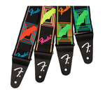 Fender Neon Monogrammed Strap 吉他背帶 黃粉【敦煌樂器】, , large