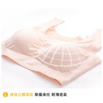 大尺碼-美背-蕾絲-無痕-無鋼圈-內衣-膚/黑/深藍/粉-0302025, , large