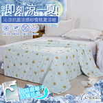 【FOCA】雨季小蛙 | 沁涼抗菌銀離子防蹣涼感紗雪糕涼被/四季被 150x200cm, , large