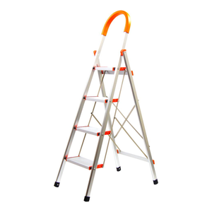 【TRENY】加寬鋁製四階扶手梯-荷重120KG