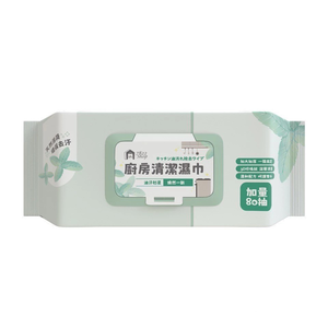 [柒捌貳貳]廚房清潔濕巾80抽