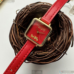[星晴錶業]COACH手錶,34mm,CH00276紅色錶面金色錶殼紅色真皮皮革錶帶款, , large