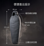 Litume E630 刷毛睡袋內套 (半開拉鍊) (增溫15℃), , large