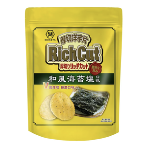 湖池屋 和風海苔鹽厚切洋芋片 550g/包