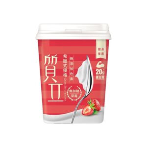 質立希臘式優格(草莓無加糖)