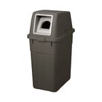 【this-this】日本RISU｜W&W系列 大開口/瓶罐分類垃圾桶 90L, , large