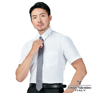 Mens Plain Smart Shirts-(S)