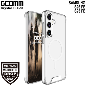 GCOMM 三星 S26 FE S25 FE 磁吸晶透軍規防摔殼 Crystal Fusion MagSafe兼容