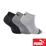 PUMA 毛巾底混色運動短筒襪 3雙裝 彪馬 跳豹 男襪 女襪 襪子 運動襪 短襪 踝襪 厚底 平整縫頭 透氣 耐磨 353960/353977灰, , large