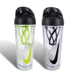 NIKE 雪克水壺 24OZ/709ml 健身 運動 水壺 水瓶 隨身杯 奶昔杯 搖搖杯 蛋白粉 可機洗 防漏 綠 黑, , large