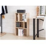 Japanese style classic six grid cabinet, , large