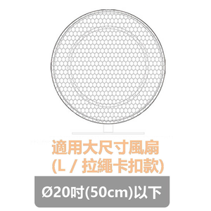 Electric Fan Dust-Proof Mesh Cover