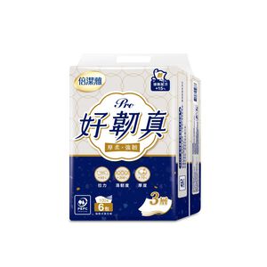 倍潔雅好韌真Pro3層抽取衛生紙100抽X 6包