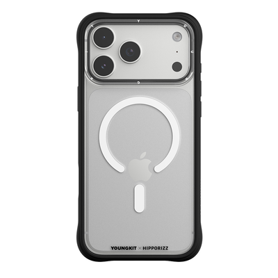 【HIPPORIZZ】iPhone 17 Pro Max Youngkit Swapit 極致黑矽膠磁吸保護殼
