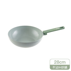 樂扣森活柔感陶瓷不沾IH炒鍋28cm