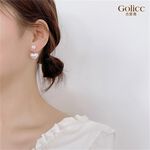 【Gulicc】古莉可 耳環 東大門珍珠愛心耳環, , large