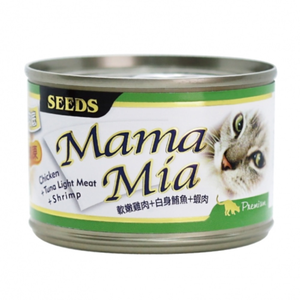 【拉拉寵物小舖】seeds 惜時 貓罐頭 MamaMia 愛貓軟凍餐罐 