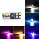 【PA LED】T10 雙面發光 8晶 3030 SMD LED 牌照燈 室內燈 行李箱燈 車廂燈 七色可選, , large