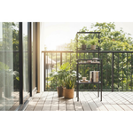 【 SHAONIANNA.TW 】工業風鐵製植物架｜一體成型免組裝・上層小層板可調, , large