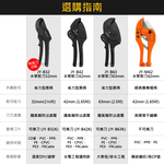 鉅玉經典｜PVC水管剪 42mm省力型管剪 PVC管子剪 切管器 水電工具 塑膠管剪刀 JY-B42, , large