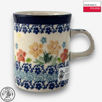 【SOLO Vintage】CA Polish Pottery 150ml Mug Spring Blossoms Dance Series Made in Poland, , large