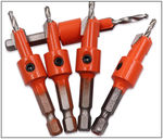 2.8x8mm hexagonal shank countersink drill with no limit position, , large