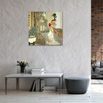 【御畫房】仕女圖 國家一級畫師手繪油畫80&times;80cm(VF-186), , large