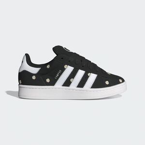 Kixpress-Adidas Campus 00s W 女 休閒鞋 經典 復古 刺繡 小雛菊 三葉草 黑白 [IF9640]