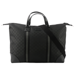 GUCCI GG Logo 帆布及皮革二用公事包/行李袋/淺粉色, , large