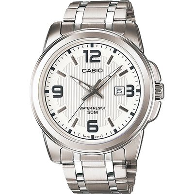 CASIO 卡西歐 紳士指針手錶-銀 MTP-1314D-7AVDF