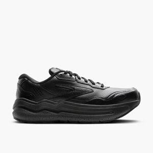 Brooks Ghost Max 2 Leather 女 慢跑鞋 寬楦 彈力 支撐 緩震 黑 [1204321D072]