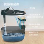 Petmii小鯨魚智能飲水機(USB插電款)黑, , large