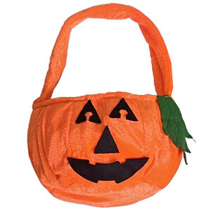 【Halloween萬聖派對】絲絨南瓜糖果袋