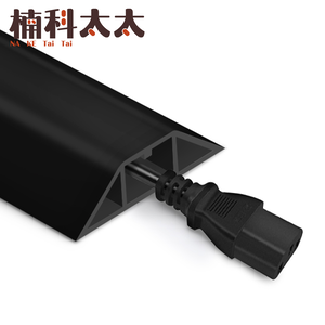室內外PVC軟膠線槽-黑色5公分 618-CDB50