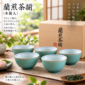 【HIYASU日安工坊】蘭煎茶揃 (木箱)
