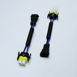 【PA LED】H8 H11 H16 霧燈 大燈 重機 汽車 耐高溫 陶瓷燈座 高瓦數燈泡必備 加粗線組 對接式, , large