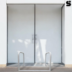 【 SHAONIANNA.TW 】通道拒馬.一體成型焊接固定.輪椅可過.店面進出貨物空間架.預留通道架.禁止停車, , large