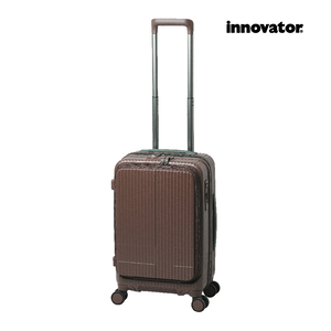 Innovator 19吋 雙前開剎車拉桿箱 INV50 榛果可可
